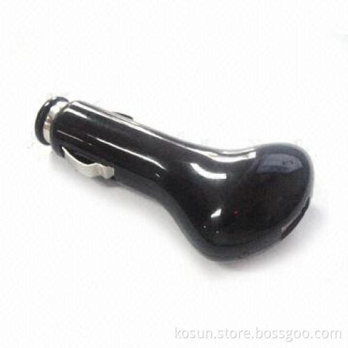In-car Charger with 12 to 24V AC Input Voltage and 5V DC Output Voltage, CE/E-mark Certified